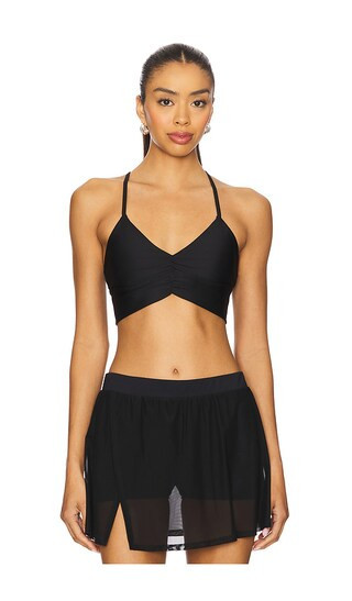 alo Airlift Divine Sports Bra in Black. - size L | Revolve Clothing (Global)