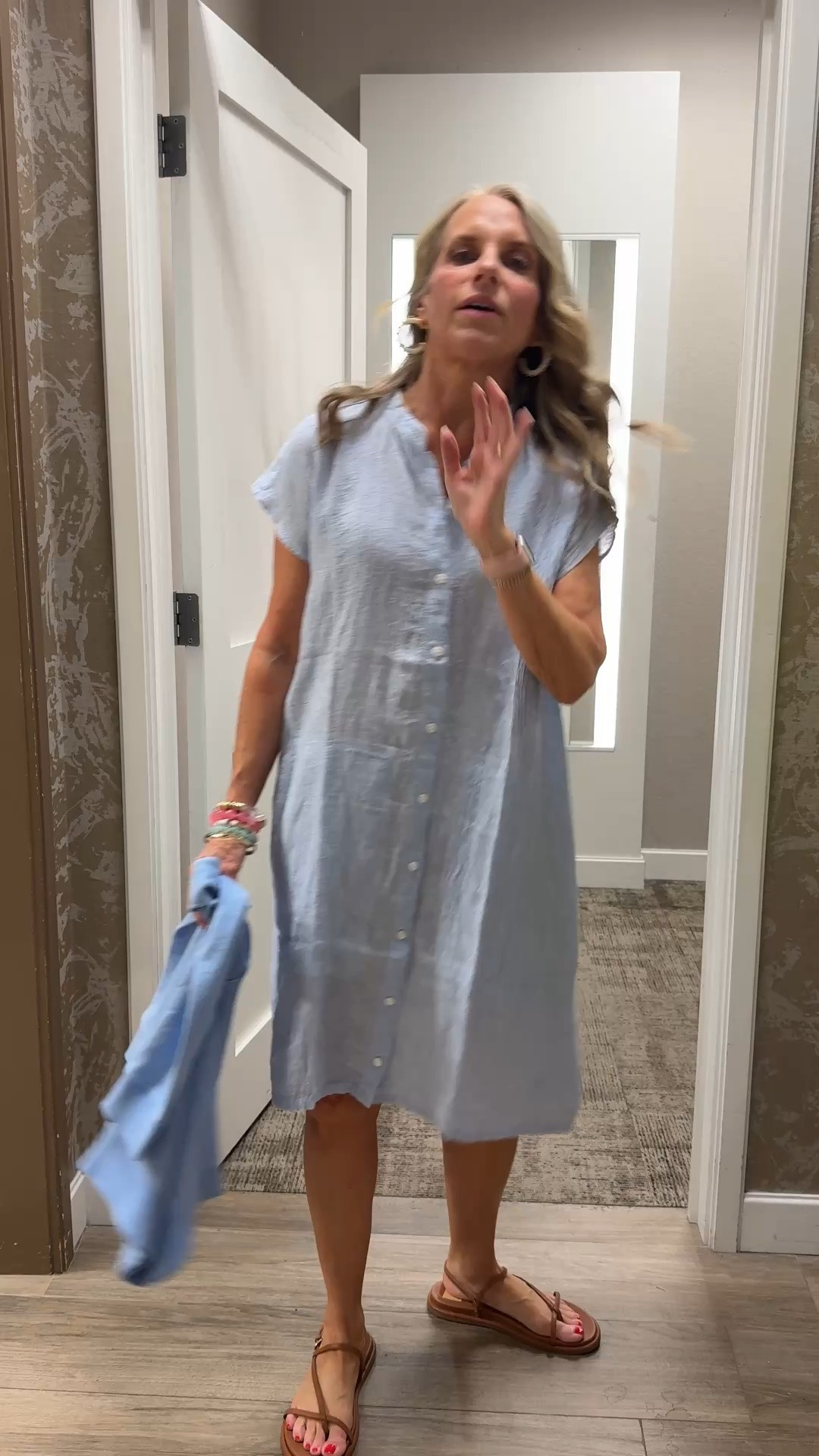 The solution to hot summer days is linen. These Eileen Fisher pieces from @Dillards Inc. are perfect. Wearing XXS

#LTKootd #LTKOver40 #LTKSeasonal