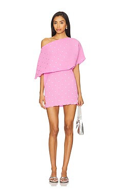 Never Fully Dressed Mini Tilly Dress in Petal Pink from Revolve.com | Revolve Clothing (Global)