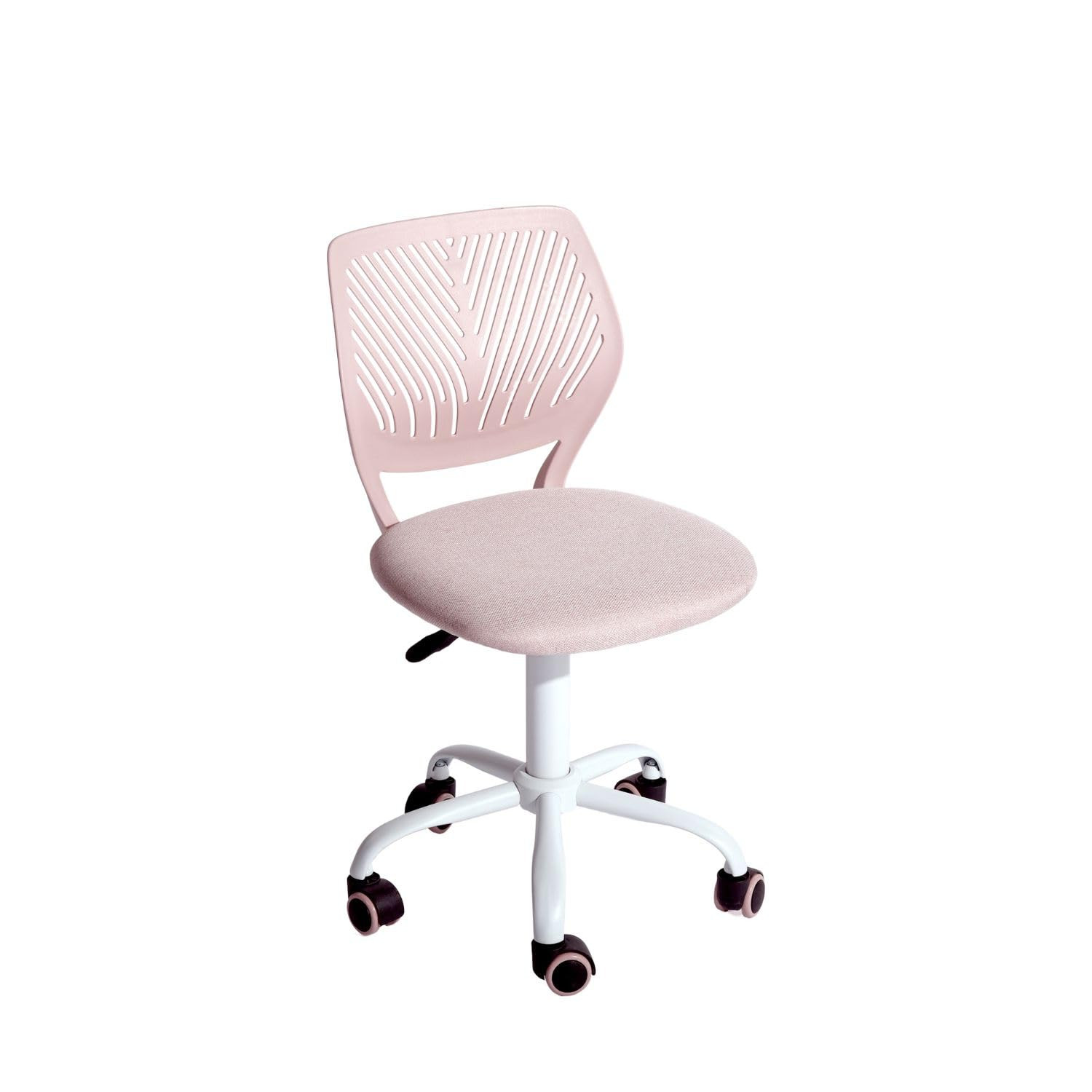 Armless Home Office Desk Chair, Colorful Task Chair with Soft Mesh Padded Cushion, Height Adjusta... | Amazon (US)