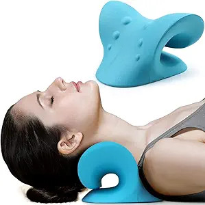 RESTCLOUD Neck and Shoulder Relaxer, Cervical Traction Device for TMJ Pain Relief and Cervical Sp... | Amazon (US)