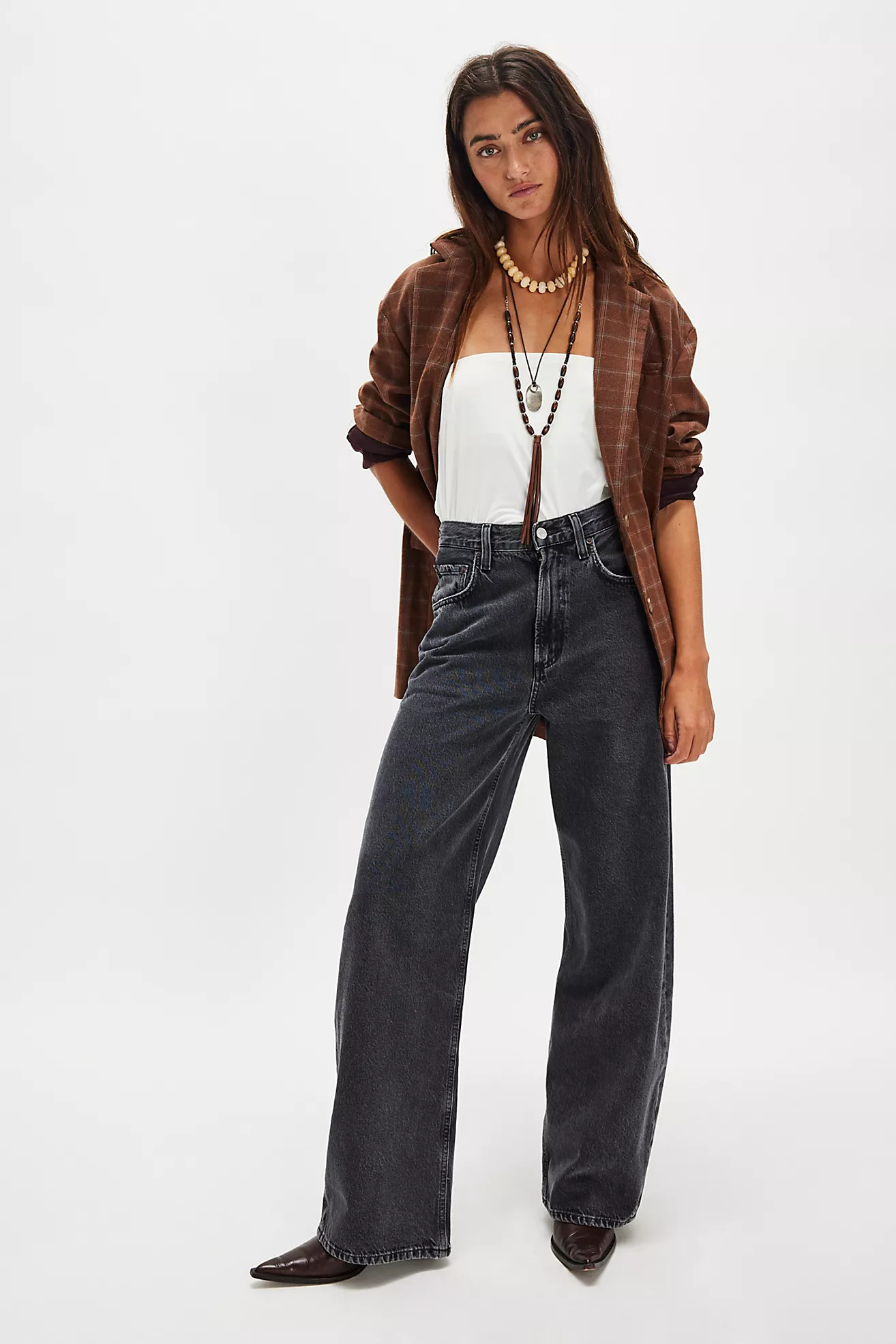 AGOLDE Low Curve Jeans | Free People (Global - UK&FR Excluded)