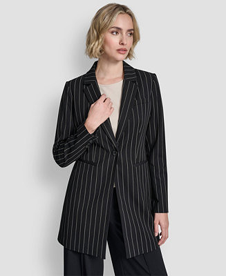 Women's One-Button Notch Collar Blazer | Macy's