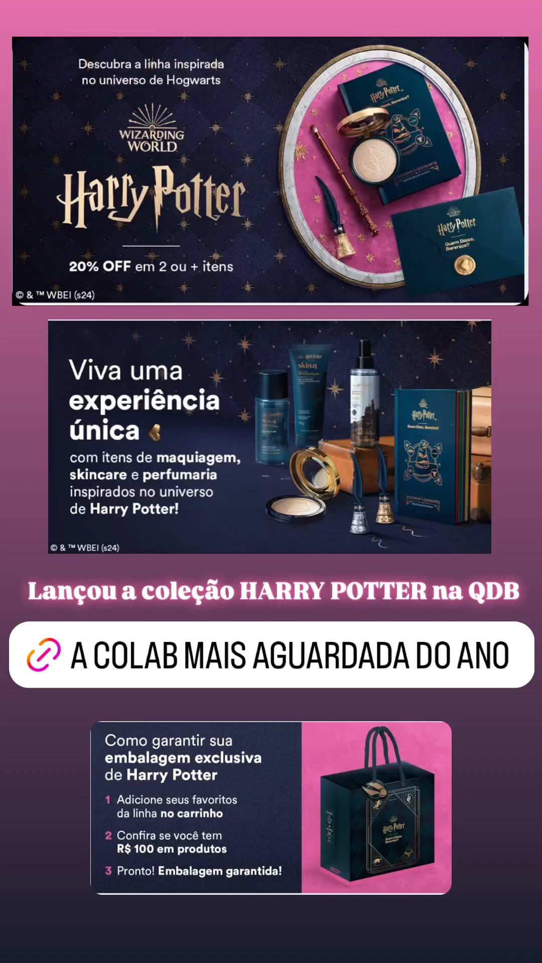 A coleção mais aguardada do ano já está disponível!

HARRY POTTER + QDB



#LTKguiadepresente #LTKbrasil #LTKbeleza