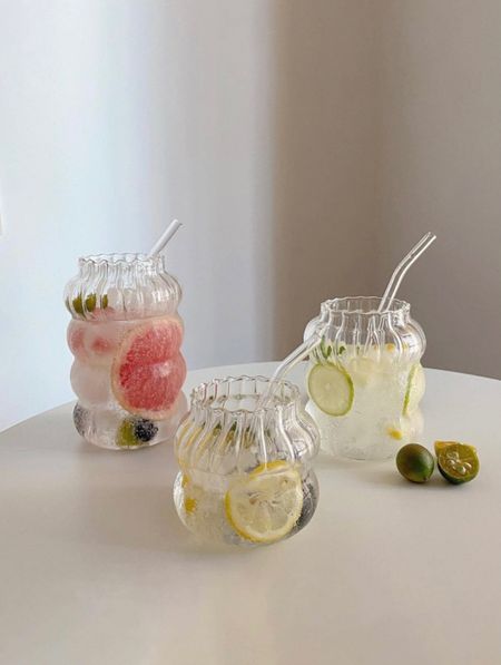 the cutest drinking glasses with clear straws!


#LTKhome #LTKstyletip #LTKunder50