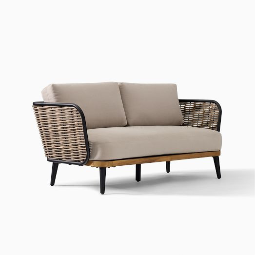 Oceanview Outdoor Loveseat (60") | West Elm (US)