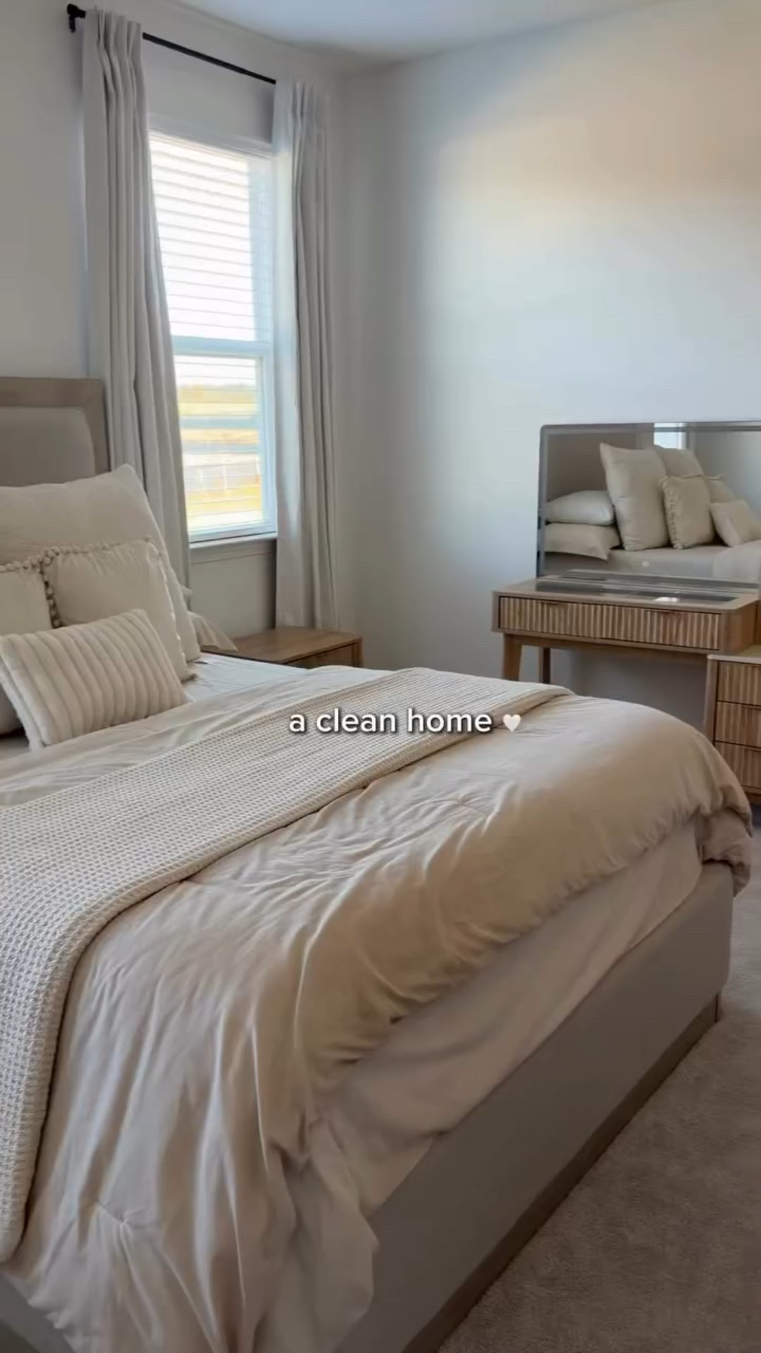 There’s just something so comforting about a clean home. Peaceful, cozy, and slowly becoming our little oasis. Still settling in, but I’m loving these tiny moments of making this new space ours. 🤍

#newhome #housetohome #cozyhomedecor