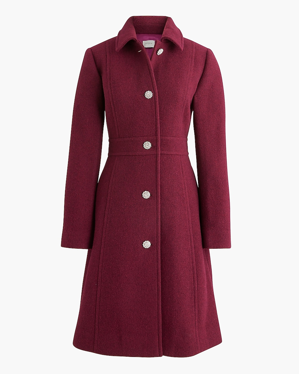 Lady day coat with jeweled buttons | J.Crew Factory