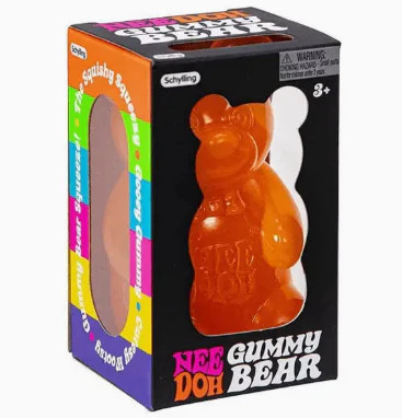 NeeDoh Gummy Bear Squishy Fidget Stress Toy (1pc) Assorted Colors | The Collection Texas