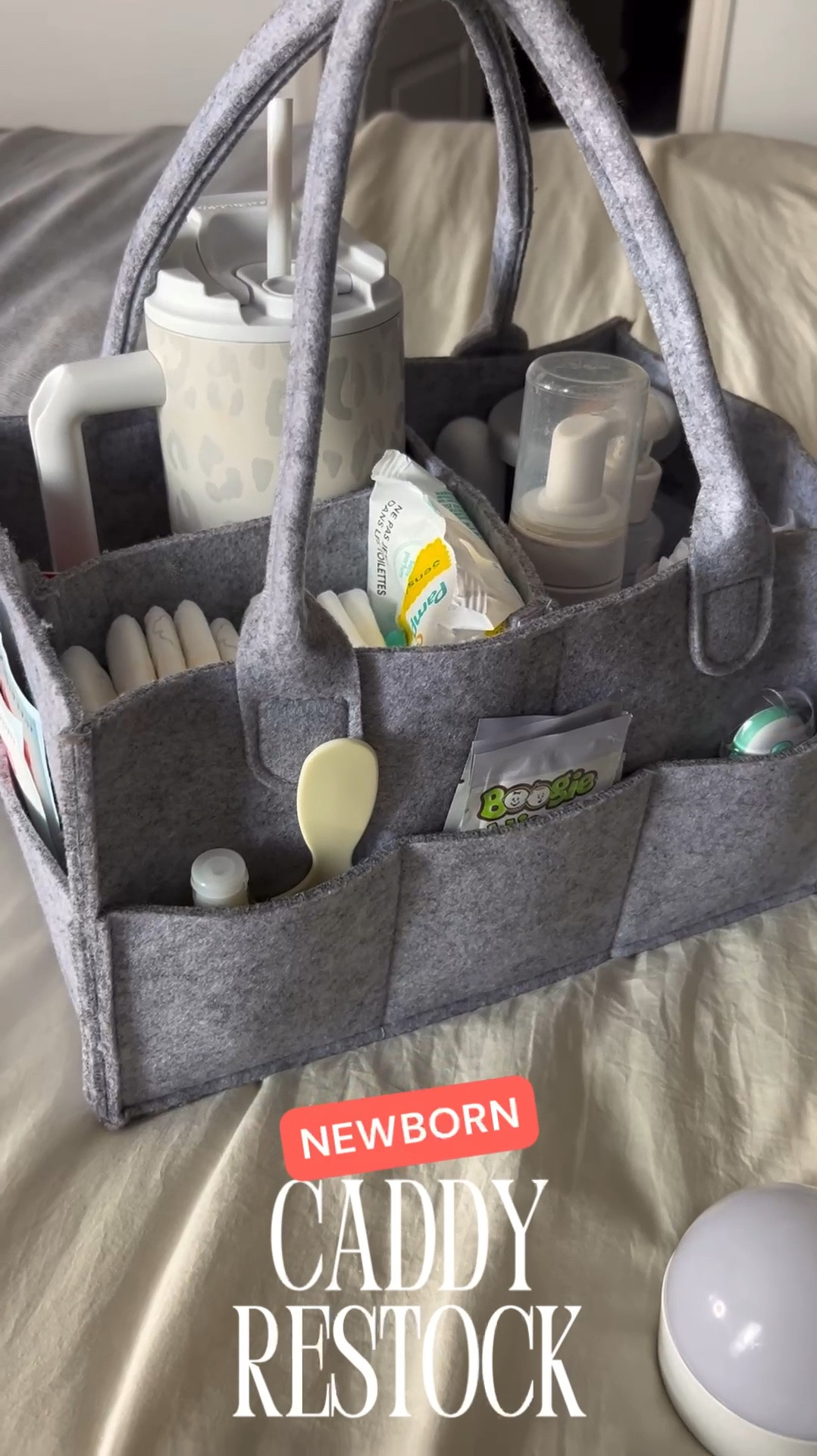 New baby caddy restock! I purchased this one 6 years ago and have used it with all 4 kids!! It’s so nice to have all the essentials in one place and easily carried upstairs for nighttime and back downstairs during the day 👌 (great for car trips if needed too!) fits so much with room to spare!! What you put in will change as baby ages/your preferences and needs 

#LTKVideo #LTKFamily #LTKBaby
