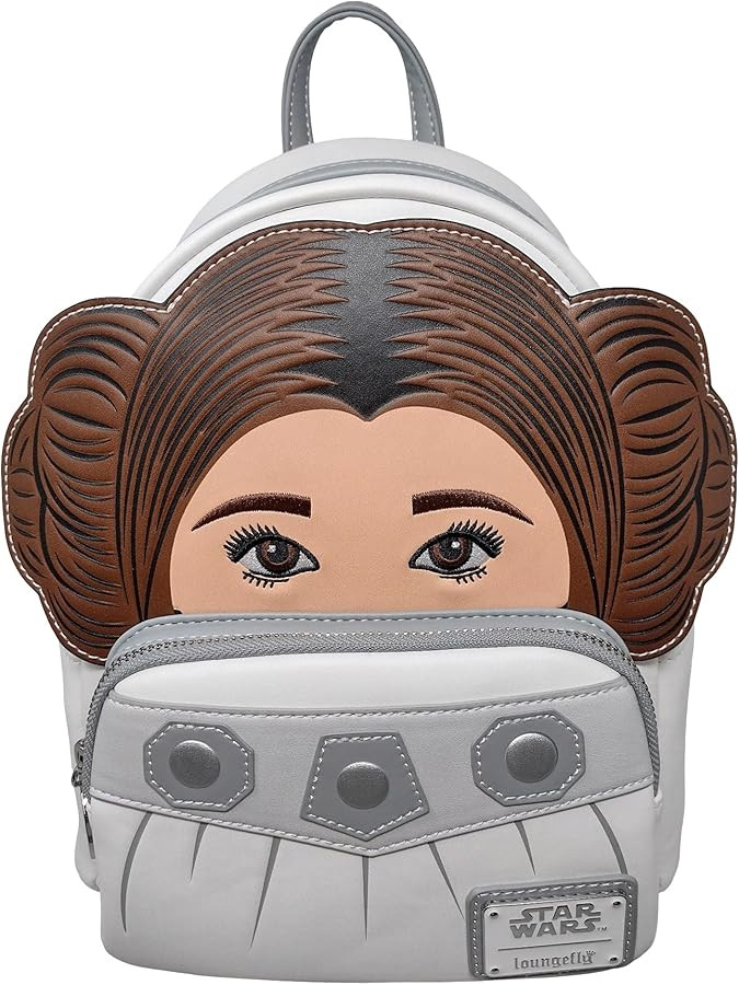 Loungefly Princess Leia Star Wars Cosplay Womens Double Strap Shoulder Bag Purse | Amazon (US)
