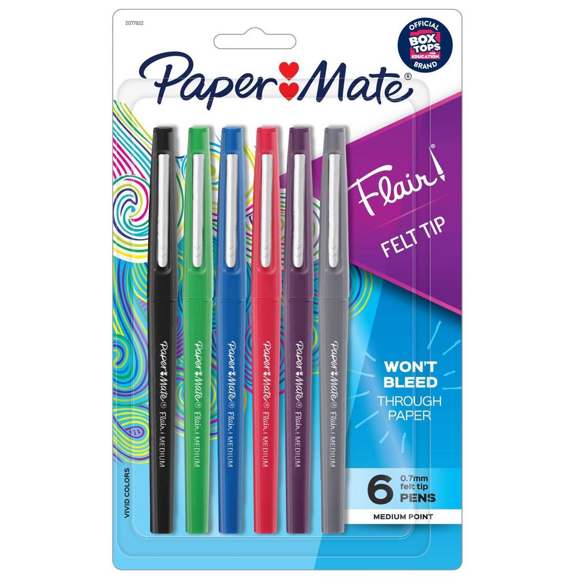 Paper Mate Flair 6pk Felt Pens 0.7mm Medium Tip Multicolored | Target