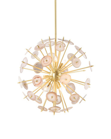 32.25x29 Agate Burst Chandelier | TJ Maxx