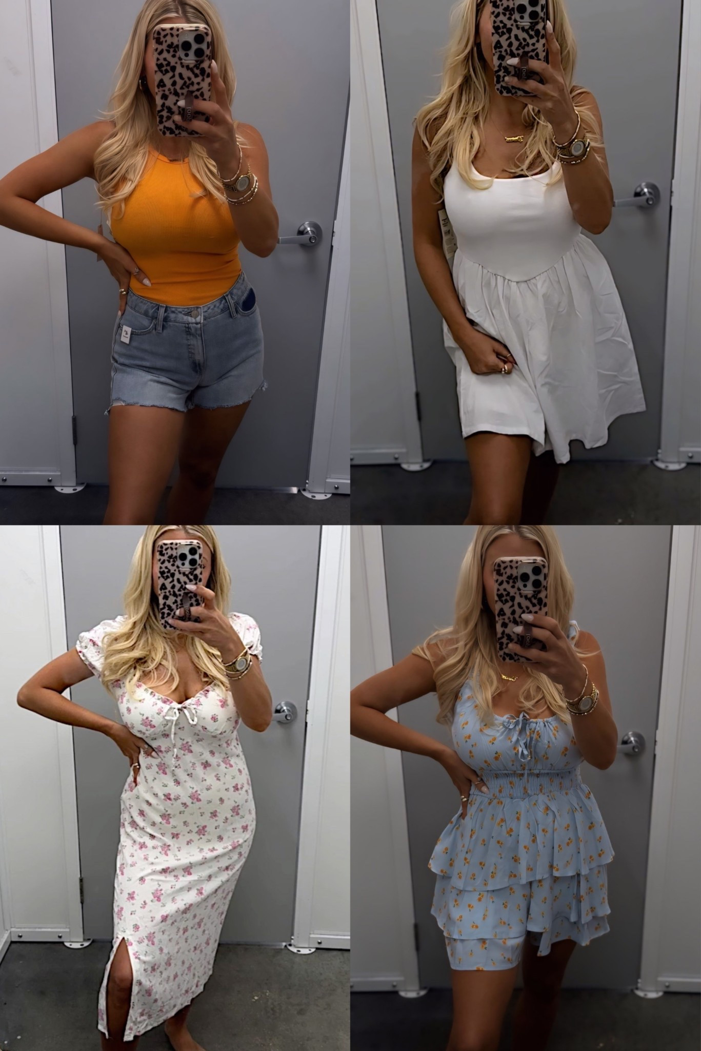 Walmart finds! I can’t get over how cute everything in this haul is! I’m wearing a small in the dresses and romper, a 4 in the shorts and a small in these tanks that are so soft and gunna be a perfect summer basic! The denim shorts are only $17 and are actually comfortable and flattering- have a 4 inch inseam so they’re a little longer too. 10/10! #walmart #walmartfashion #walmarthaul @walmart

#LTKPetite #LTKStyleTip