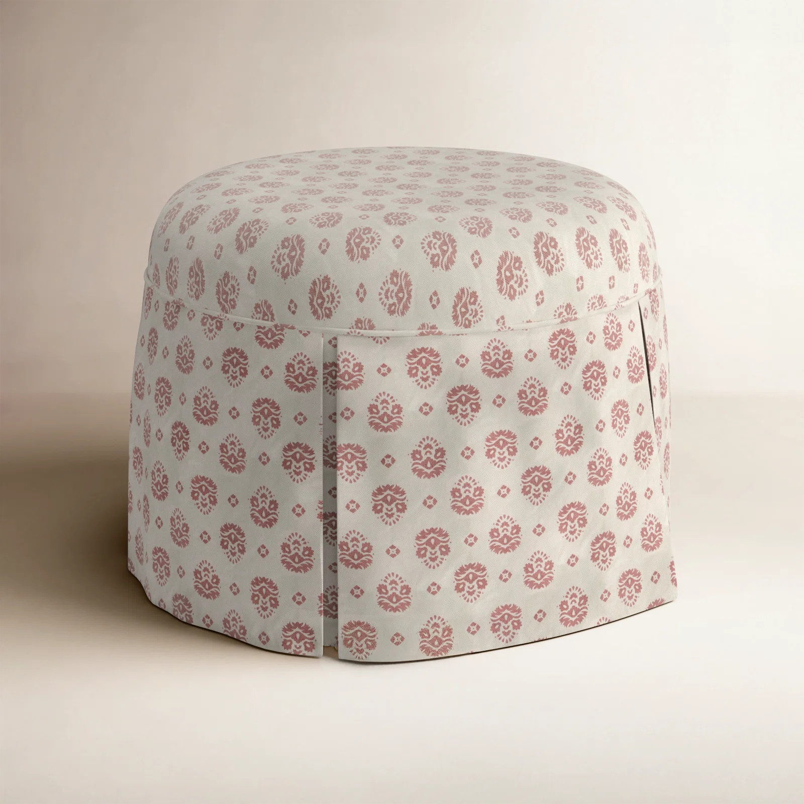 Birch Lane™ Manders 25" Round Ottoman | Birch Lane | Birch Lane