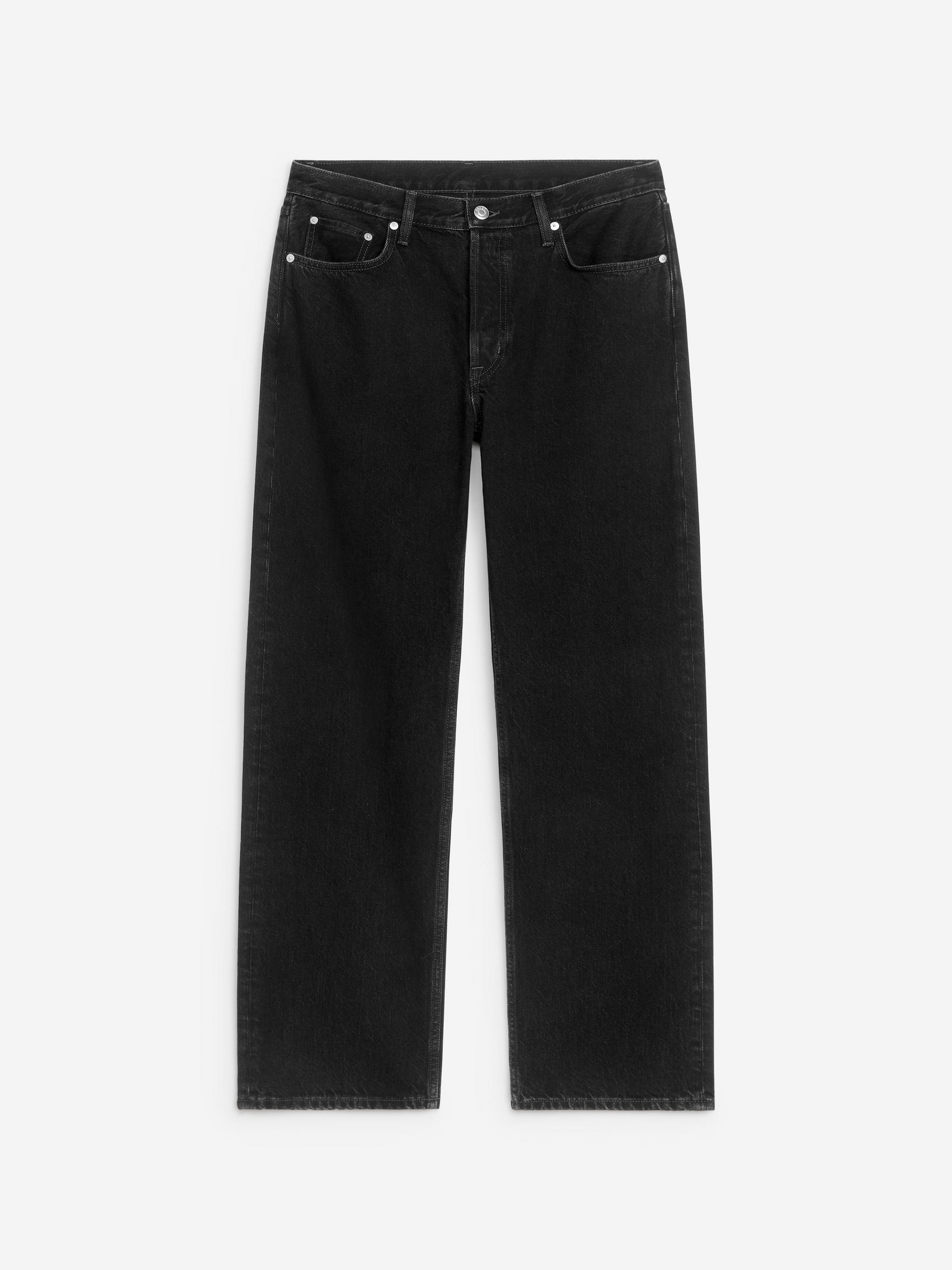 SHORE Boyfriend Jeans – Black – Women – ARKET GB | Arket UK