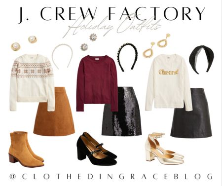 J. Crew Factory holiday outfit ideas! 


#LTKstyletip #LTKHoliday #LTKparties