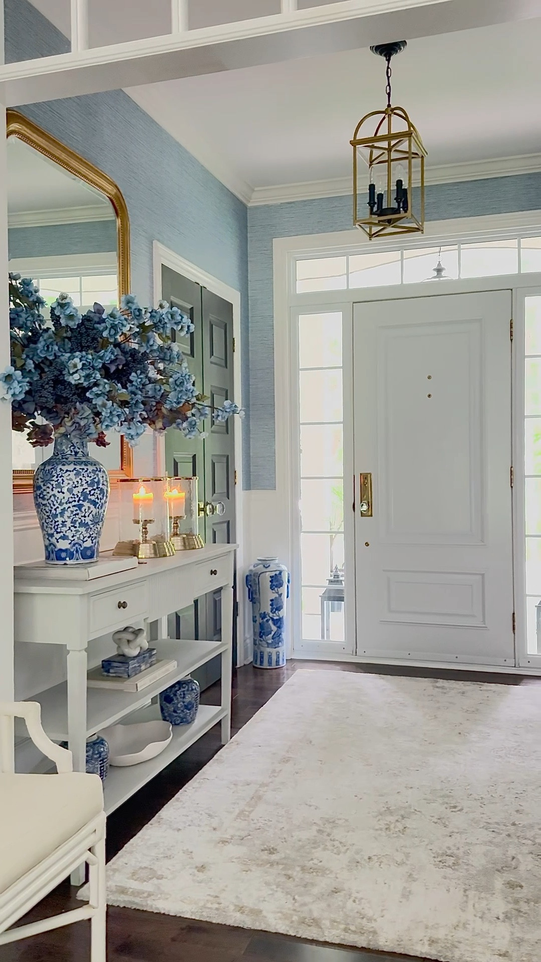 Chic fall blues! An oversized arrangement always makes a bold statement!

#LTKStyleTip #LTKHome #LTKSeasonal