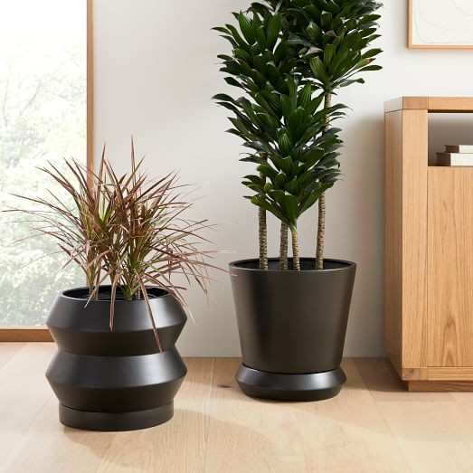 Totem Ceramic Indoor/Outdoor Planters | West Elm (US)