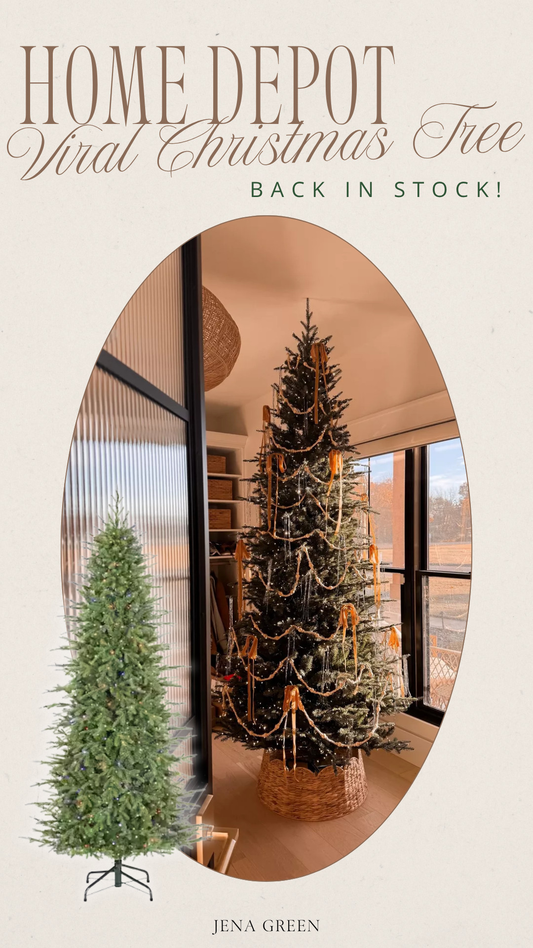 Viral Christmas Tree back in stock! Grand Duchess Twinkling Balsam Fir Slim LED Pre-Lit Tree 

 #LTKSeasonal #LTKHome