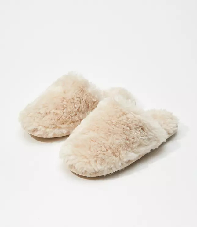 Faux Fur Slippers | LOFT