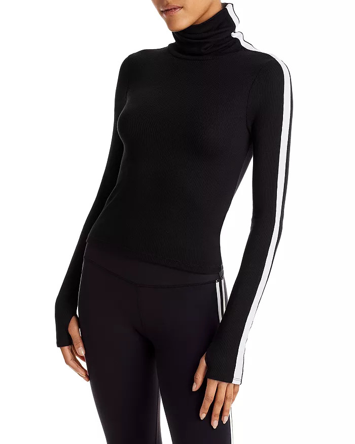 Jackson Striped Detail Turtleneck | Bloomingdale's (US)