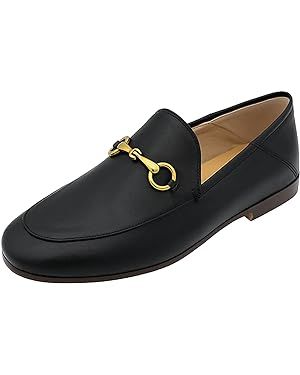 Vertundy Women's Loafers Flats Leather Pointed Toe Work Slip On Mules | Amazon (US)