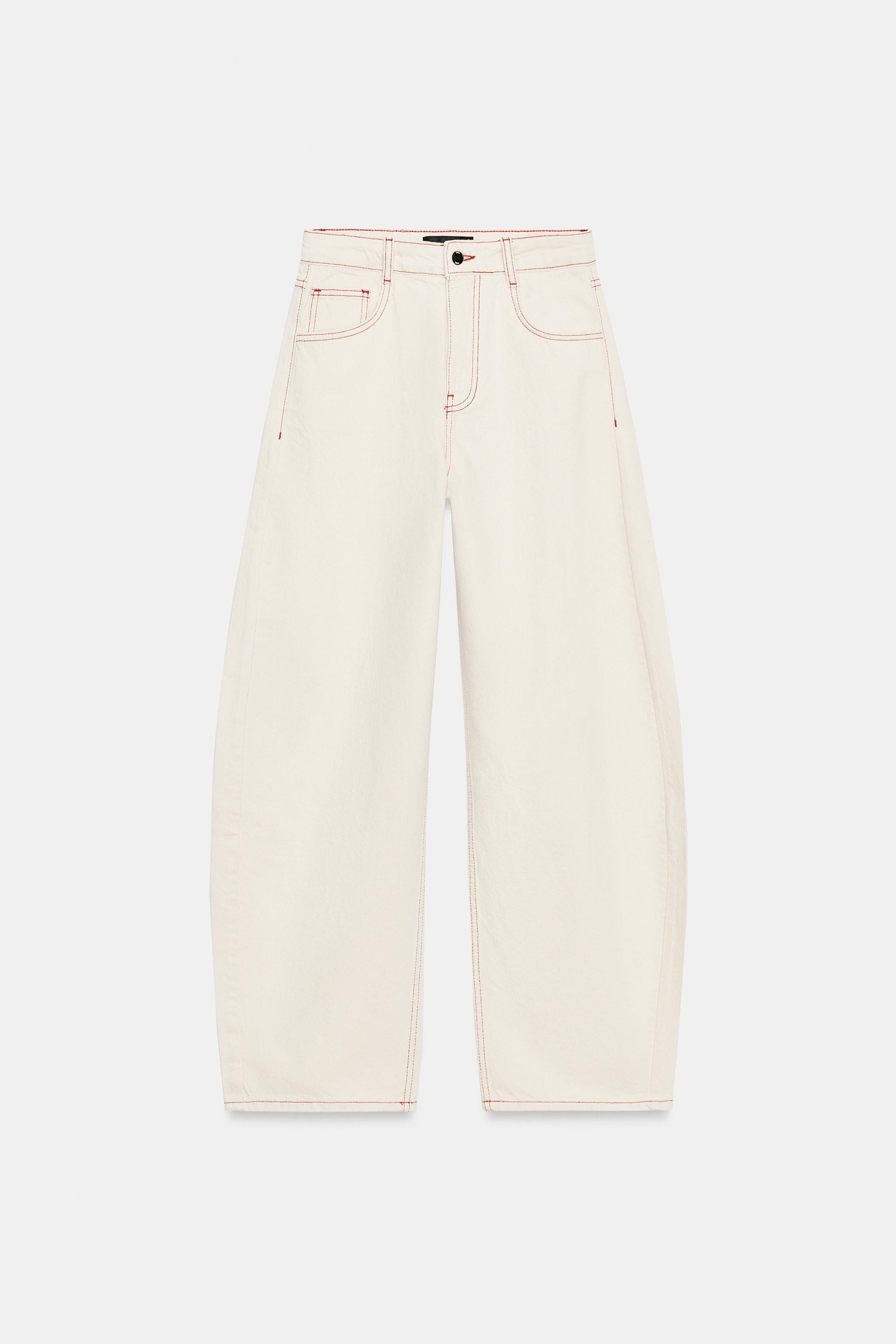 Z1975 MID-WAIST BARREL JEANS | Zara US