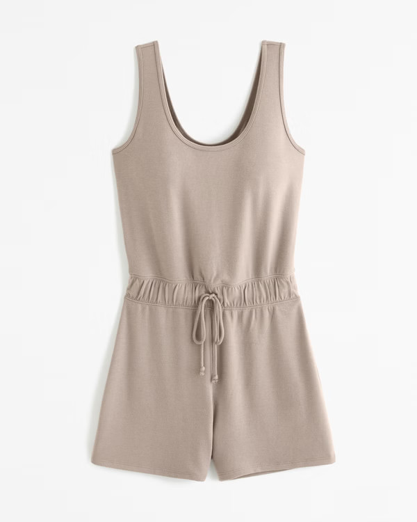 Lounge Scoopneck Romper | Abercrombie & Fitch (US)