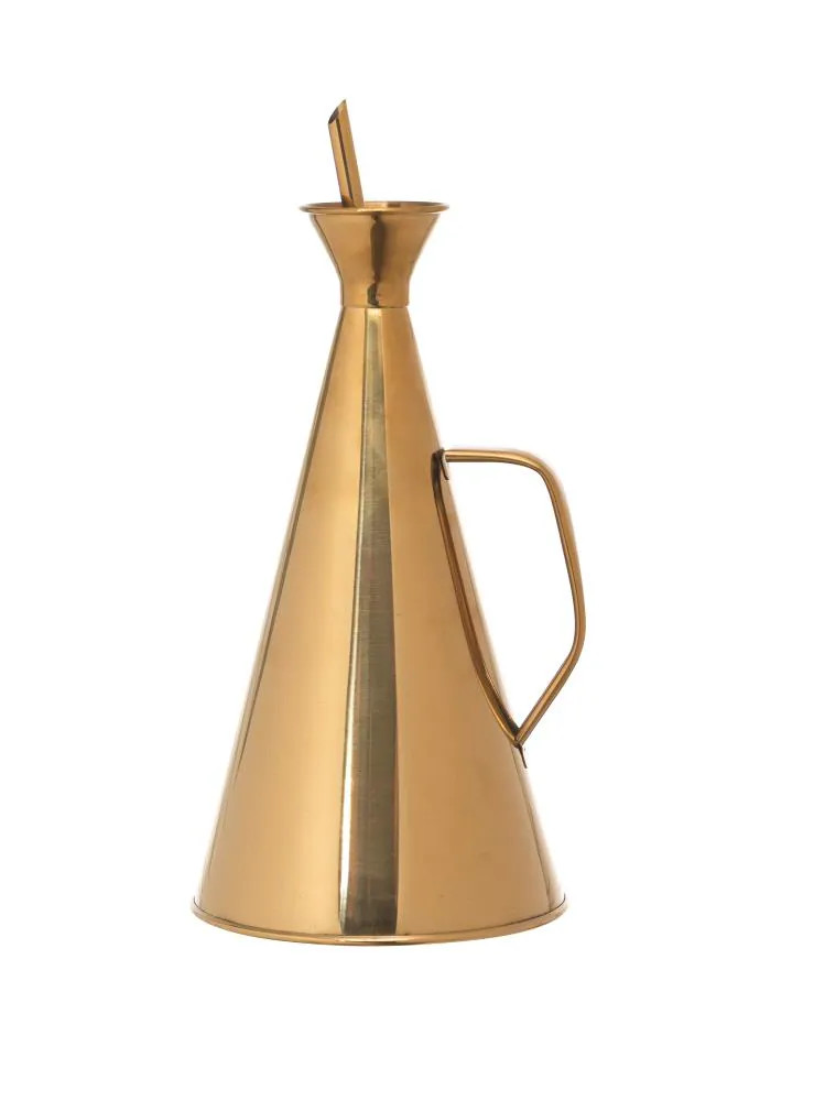 STORIED home 1-oz Stainless steel Reusable Oil cruet in Gold | AH1304 | Lowe's