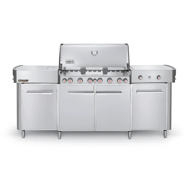 Weber Summit Grill Center S Liquid Propane, Stainless Steel | Wayfair Professional