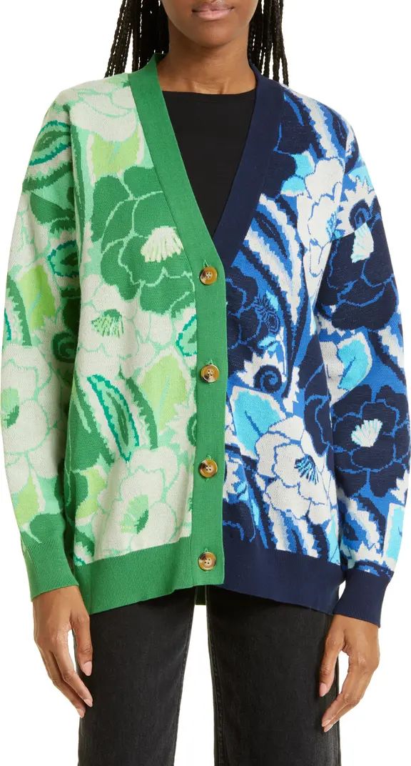 Tropical Groove Mix Pattern Cardigan | Nordstrom