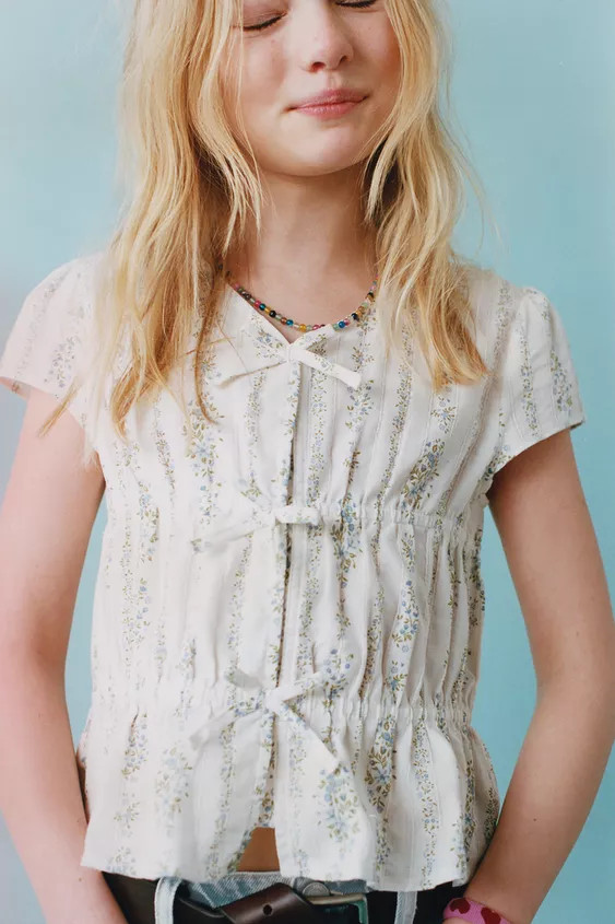 FLORAL PRINT TOP | Zara UK