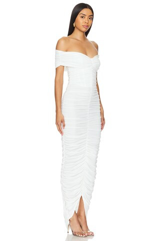 MAJORELLE Sigourney Gown in White from Revolve.com | Revolve Clothing (Global)