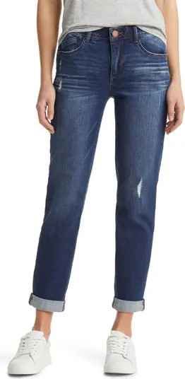 Wit & Wisdom 'Ab'Solution Distressed Girlfriend Jeans | Nordstrom | Nordstrom