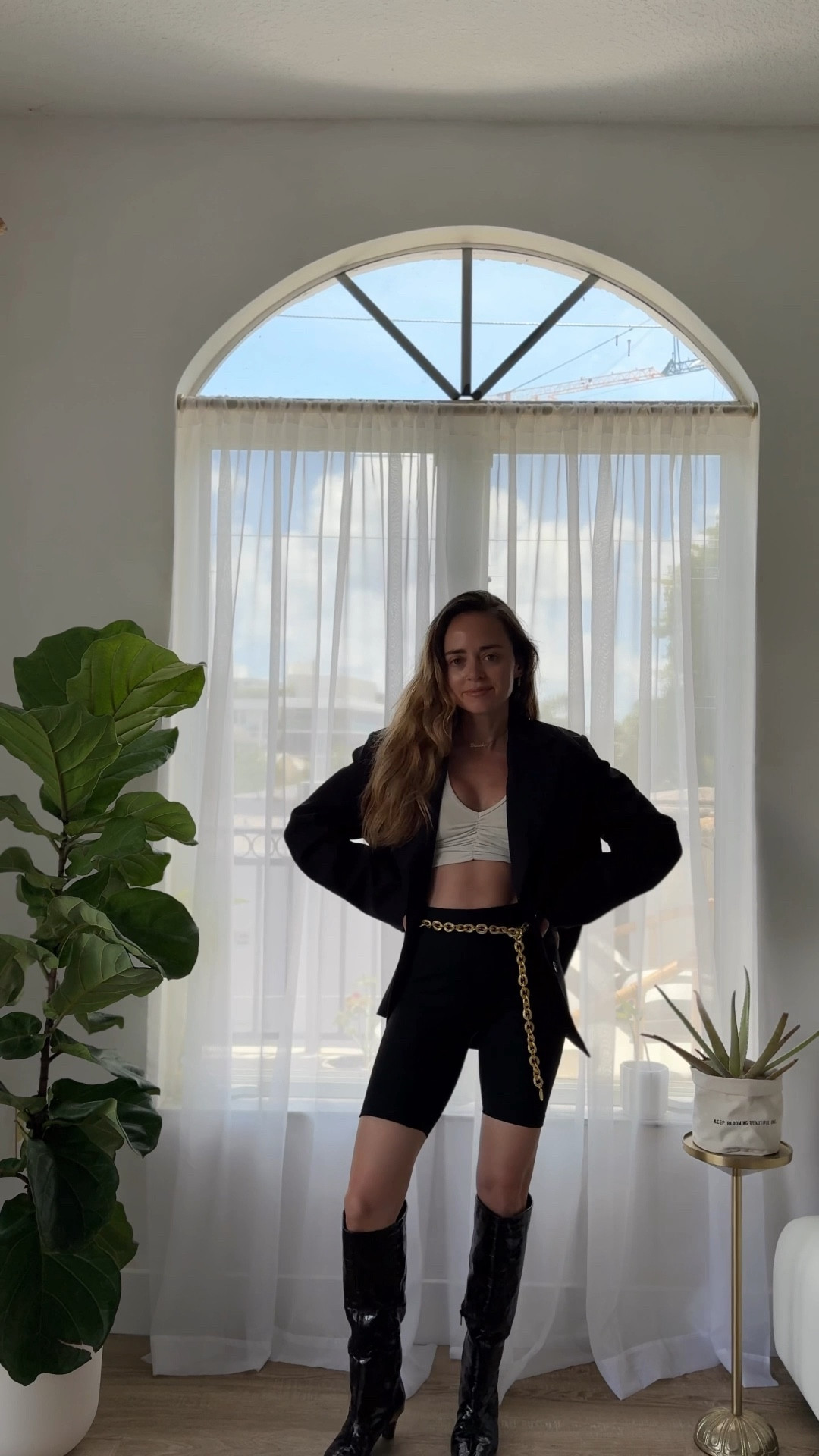 A sweet and spicy work from home look that easily takes your from your work day to work out.

#workfromhome 
#athleticattire 

#LTKGiftGuide #LTKStyleTip #LTKWorkwear