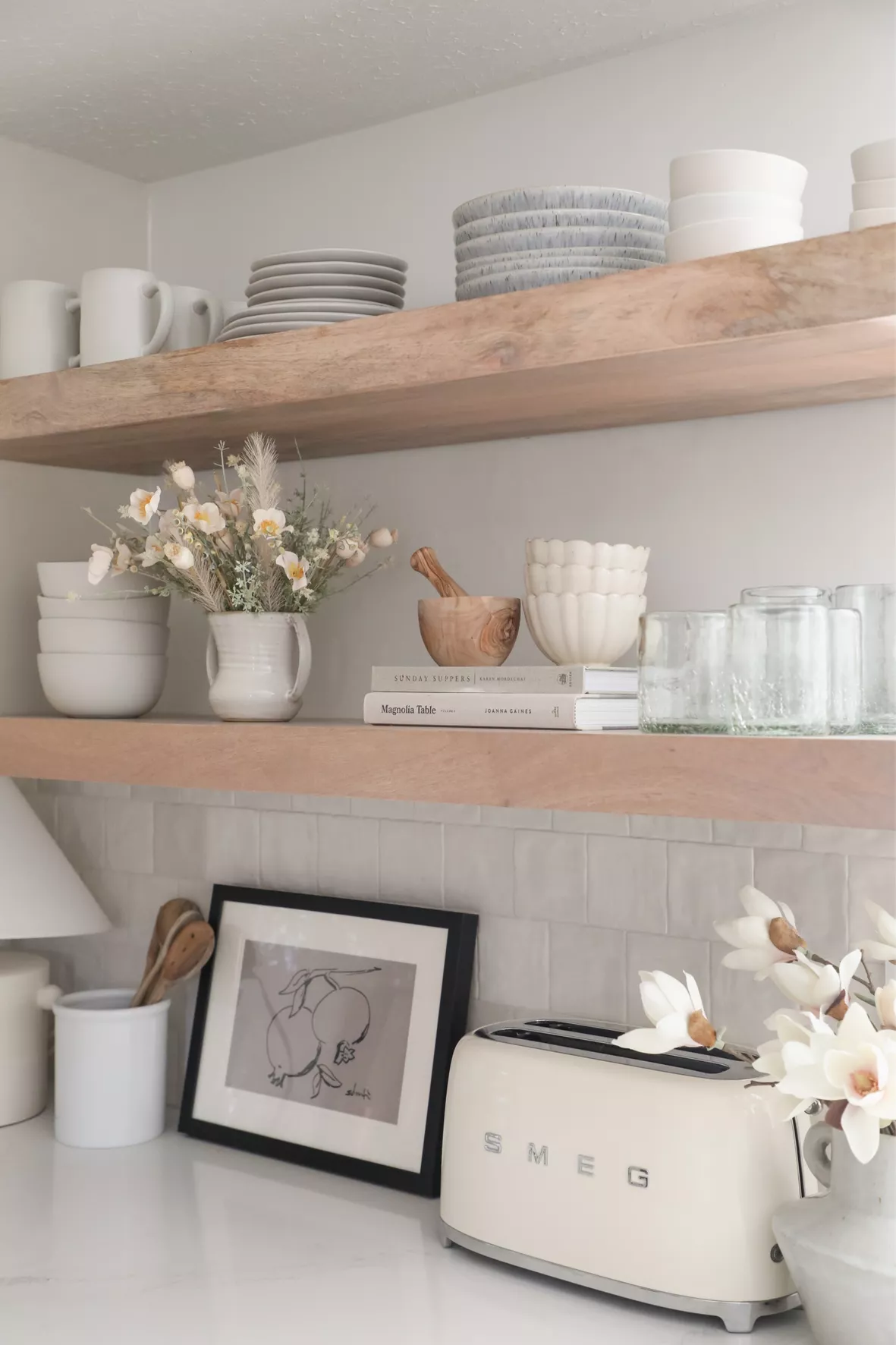 Stoneware Utensil Holder Cream - Hearth & Hand™ with Magnolia  Kitchen  countertop decor, Kitchen counter decor, Home decor kitchen