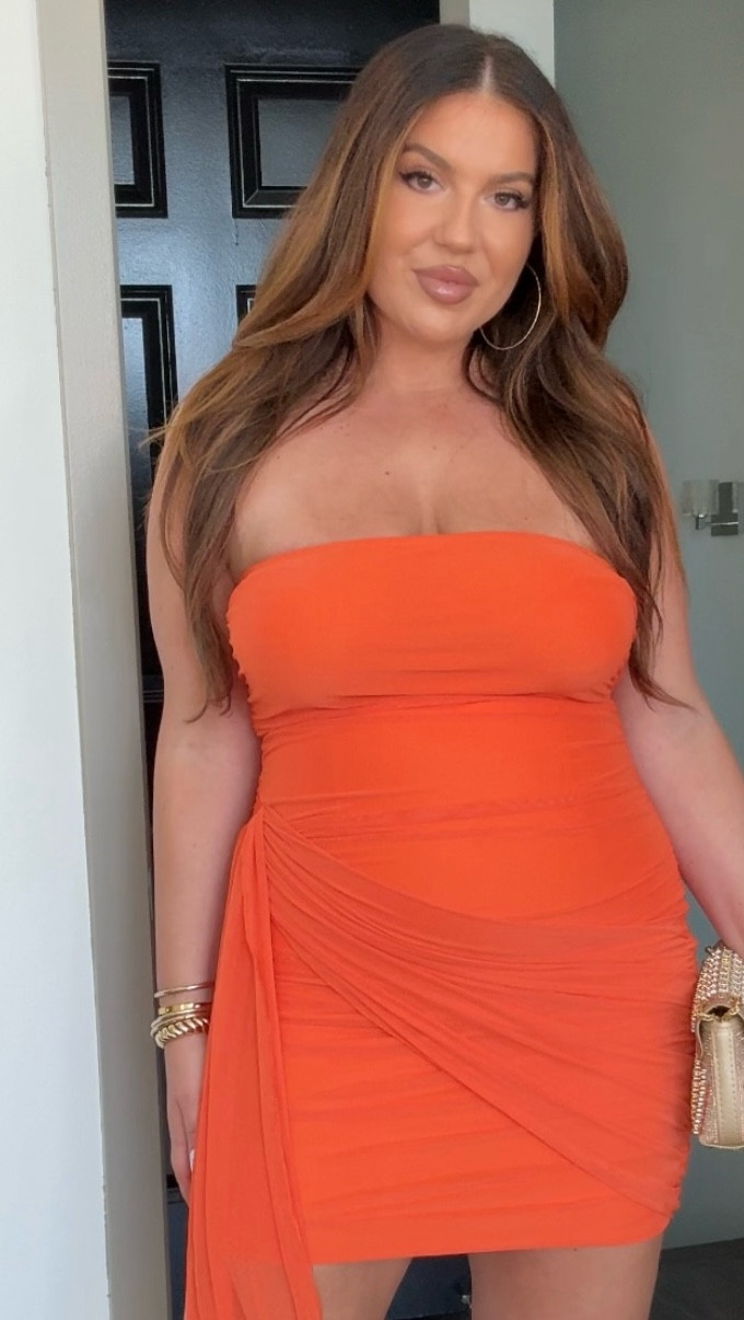 Tummy-Coverage Bodycon?! 🙌🏼🧡 

Scroll to Shop or shop the look on my Amazon Storefront🫶🏼

Who remembers this dress from last summer?! 😍👏🏼 this bodycon, strapless dress is so flattering for my girls looking for a bit of tummy coverage! The mesh draping on the lower belly conceals the tummy; plus there’s mesh ruching throughout the dress!

Such a flattering style for a birthday outfit, special date night, or night out! Also linked my accessories and favorite strapless shapewear!

I’m 5’5 wearing a size L (stretchy & fit me well when I was more an XL)🫶🏼

#birthdayoutfit #birthdaydresses #amazonbirthdaydress

#LTKMidsize #LTKShoeCrush