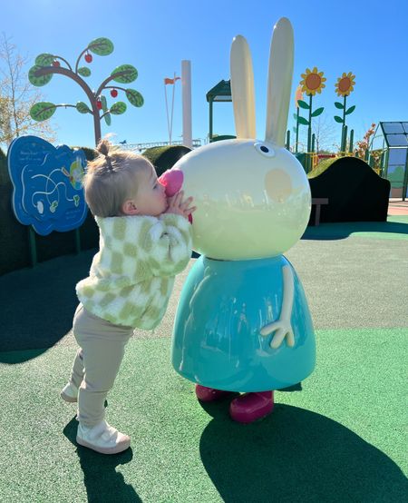 Peppa Pig Land fun. Kisses for Rebecca Rabbit. 🐰 

Her cute little outfit is tagged here! 

#LTKbaby #LTKunder50 #LTKkids