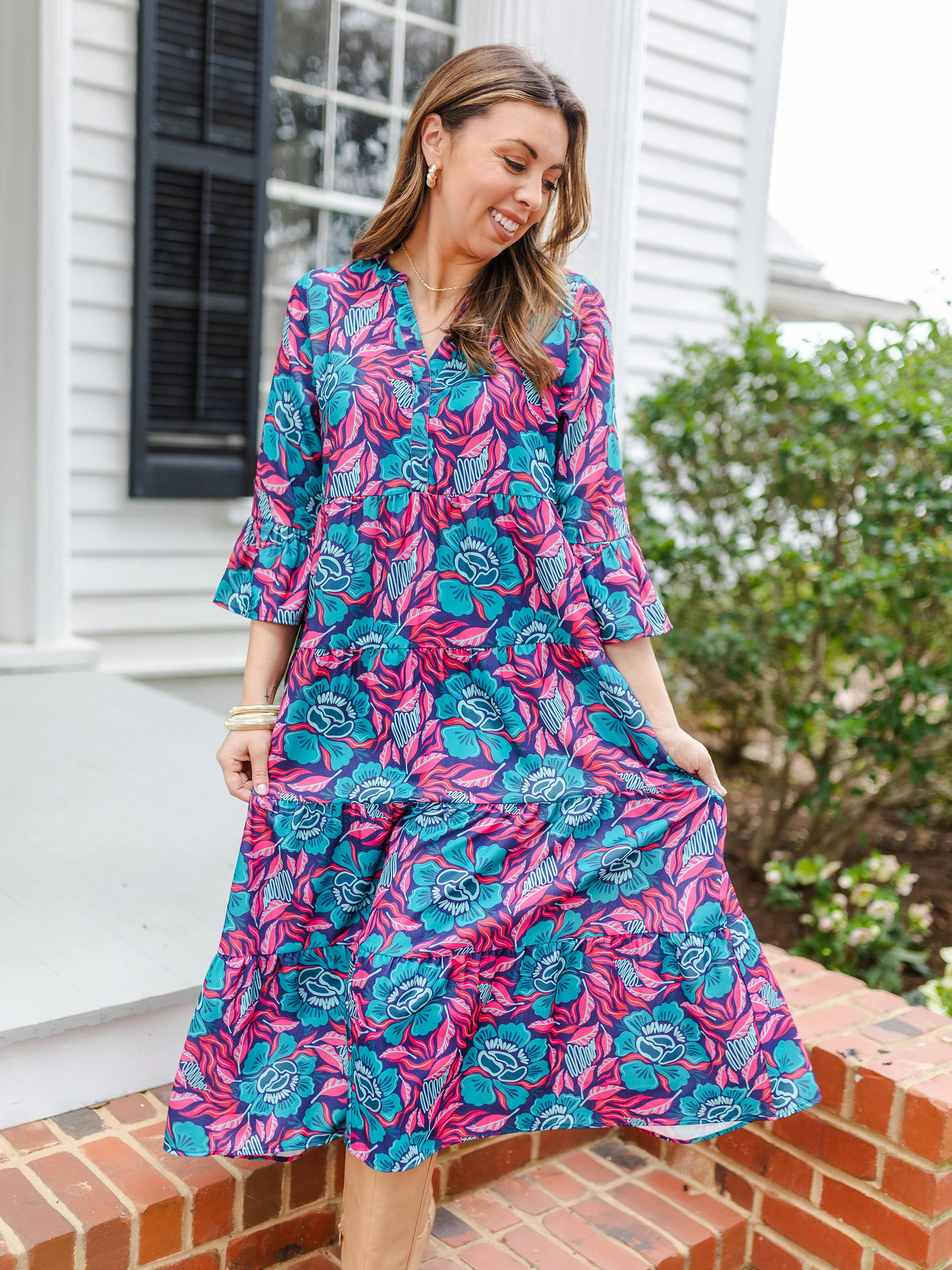 Benette Dress | Lovestruck Teal | Michelle McDowell