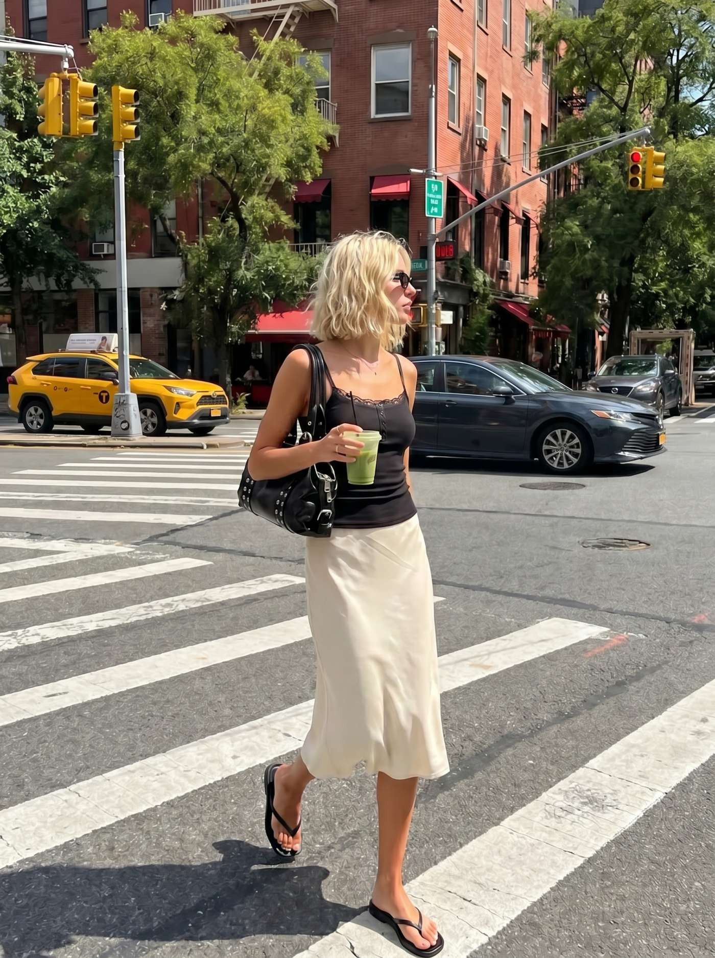 Cotton-blend Mid Rise Solid Ruffle Maxi Skirt $37.90Flash Shipping | Cider