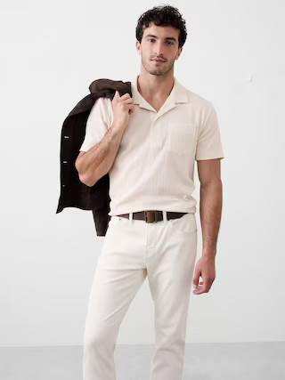 Textured Pocket Polo | Banana Republic Factory