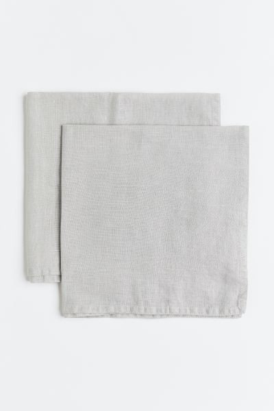 2-pack linen napkins | H&M (UK, MY, IN, SG, PH, TW, HK)