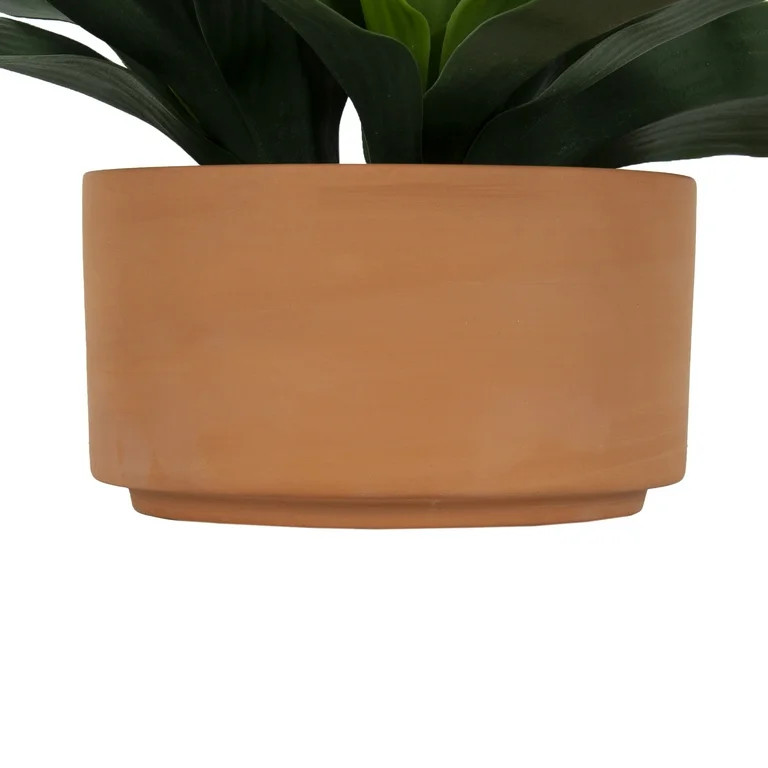Better Homes & Gardens 9.25" Faux Agave Plant in Orange Terracotta Planter | Walmart (US)