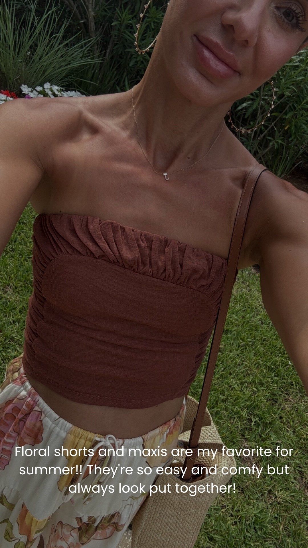 One of my favorite summer outfits is a simple top with floral shorts! I love this or a maxi as an easy way for an elevated look! 

#LTKOver40 #LTKSummerEdit #LTKTravel