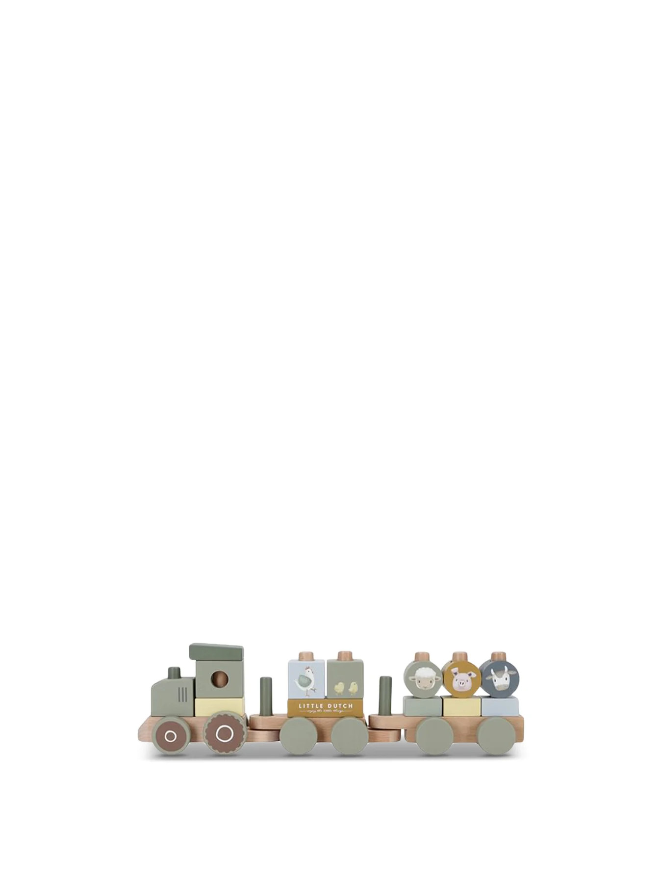 Little Farm Train Tractor Stacking Toy | Fenwick UK