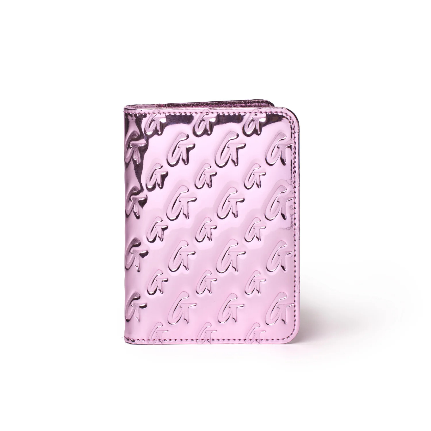 METALLIC MONOGRAM PASSPORT HOLDER - METALLIC PINK | Glam-Aholic Lifestyle