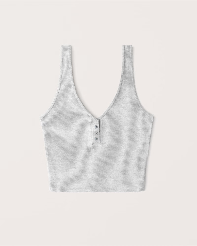 Waffle Henley Cami | Abercrombie & Fitch (US)