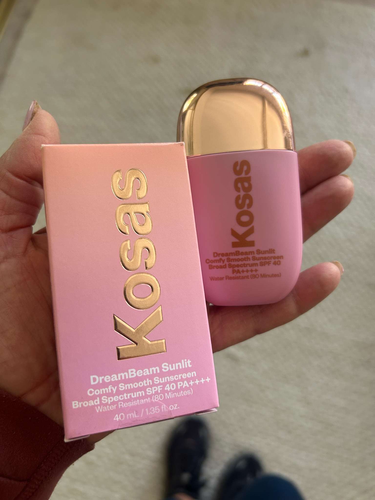 You had me at Dream Beam! I have been using Kosas Dream Beam sunscreen for years but had to try this new Sunlit version that gives you a sunkissed look while protecting your skin with SPF 40. 
Contains hyaluronoc acid, its reef safe, hypoallergenic and non-comedogenic. Water resistant too! You have to try this magical cream! 

#LTKsalealert #LTKbeauty #LTKxSephora