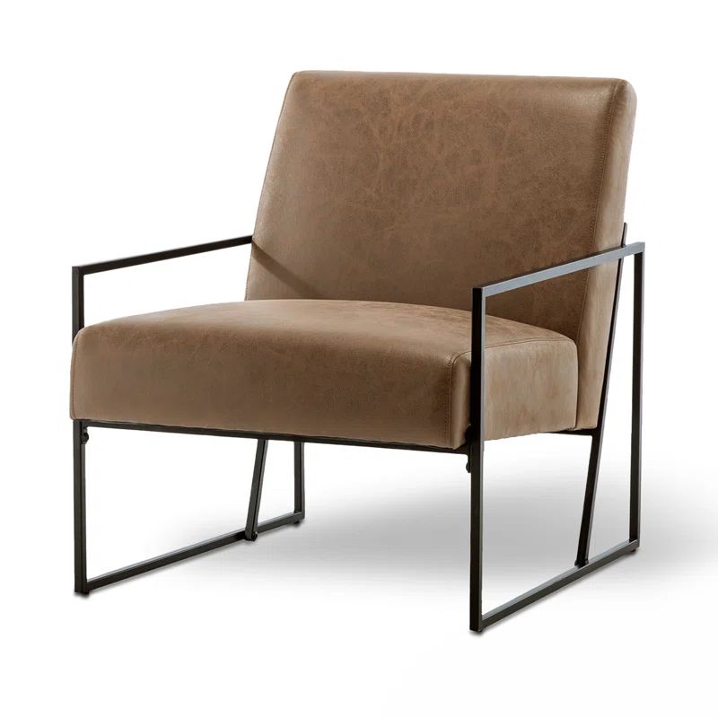 Texian Industrial Metal Arm Accent Chair | Wayfair North America